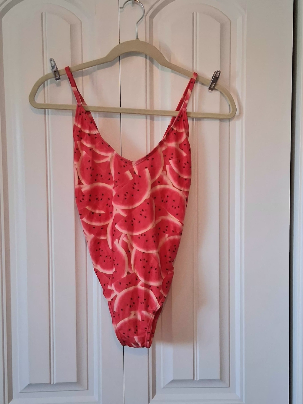 Boohoo Watermelon Print Womens Size 6 One-Piece Swimsuit